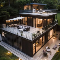 Maison conteneur mobile portable détachable sur mesure, caravane, fournisseur de douches, fabricant, luxe modulaire
