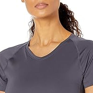 Camiseta de manga corta de moda de verano para mujer, Camiseta de algodón transpirable con cuello redondo y logotipo impreso personalizado para mujer con talla OEM - Product Image 3