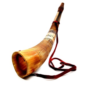 Shofar Kosher de Cuerno de Búfalo Auténtico, Ecológico y de Primera Calidad, Pulido y Hecho en India, Especial de Navidad - Product Image 2