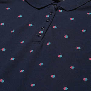 T-shirt de golf à manches courtes en maille respirante avec logo personnalisé pour femmes, décontracté, de haute qualité, 100% coton, à porter toute la journée, sérigraphie - Product Image 4