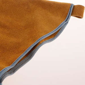 Manchons de soudage en cuir résistant aux flammes Protection fendue Protection résistante à l'abrasion ANSI/ISEA Niveau de coupe 1 Trou pour le pouce - Product Image 3