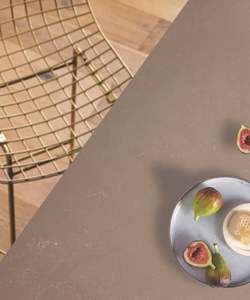 Losa de encimera de piedra de cuarzo ecológica con acabado mate para mesa sostenible a precio económico - Product Image 5