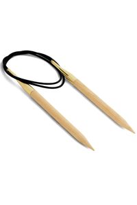 Aiguille à tricoter circulaire en bois bricolage créatif fait à la main et tous projets de fil de tissage aiguilles à tricoter rondes en bois - Product Image 6