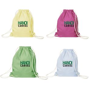 OEM Direct Custom Logo Handled <b>Drawstring</b> Shopping <b>Bags</b> Polyester Custom Color Custom Size BSCI Certified Vietnamese - Product Image 1