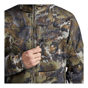 Chaqueta de caza de alta calidad para hombre, estilo casual verde, talla grande, holgada, con cremallera, chaqueta de camuflaje para hombre. - Product Image 6