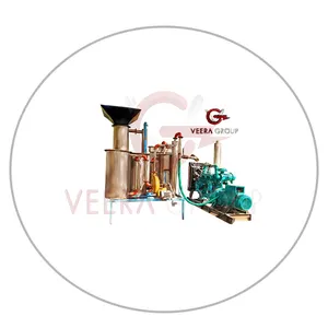 Vente chaude Veera G100 Biomasse Gazogène Machine 100KW Capacité En Acier Inoxydable pour La Production D'électricité et Le Chauffage - Product Image 1