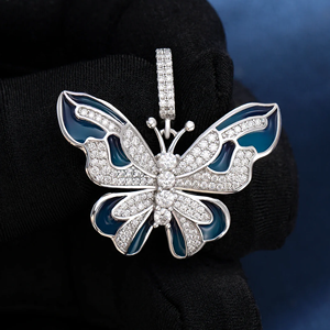 Pendentif Hip Hop personnalisé pour homme The Ice Legacy, plaqué or, en alliage, serti de diamants, pour cadeau de fête - Product Image 3