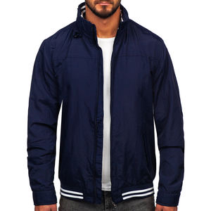 Moda Streetwear lona con capucha chaqueta cortavientos impermeable deporte correr logotipo personalizado hombre - Product Image 1