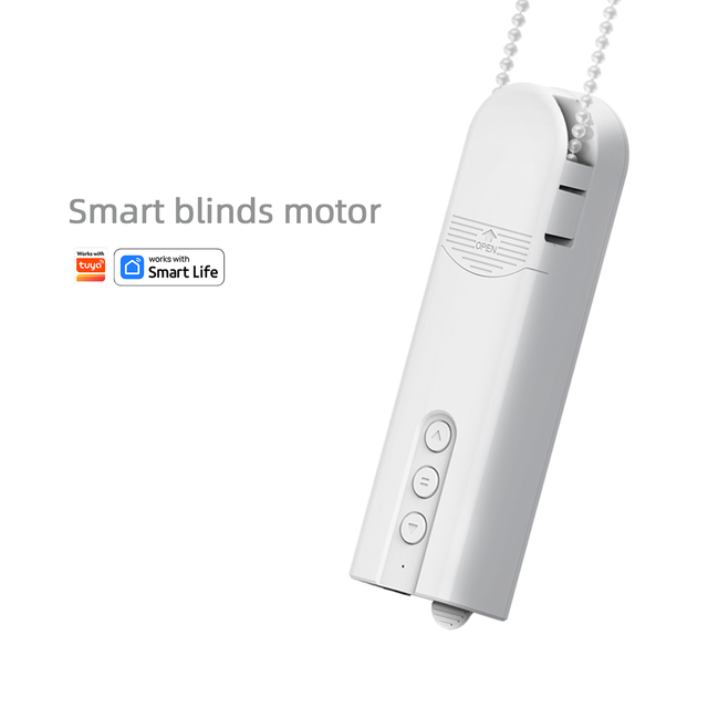 Tuya WiFi Smart Blinds Remote Control Solar Powered Shade Roller Shutter Curtain Motor for Bedroom Living Room Balcony Vertical