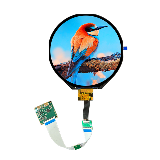 7 Inch 1080x1080 FHD 1080P IPS TFT LCD Screen Circular LCD Module Display for Input Capacitive Touch Panel 300cd/m Brightness
