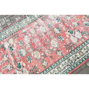 พรมวินเทจขนาด 4.5x7.9 ฟุต พรมตุรกี พรมสีแดงน้ำเงินล้วน - Product Image 5