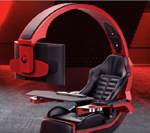 NOUVEAU Poste de travail multi-écrans en acier inoxydable, station de jeu, table d'ordinateur, pour bureau, salle à manger, salon - Product Image 1