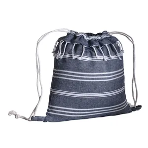 Zaino in Cotone Fouta Personalizzato per Merchandising e Prodotti Promozionali - Product Image 3