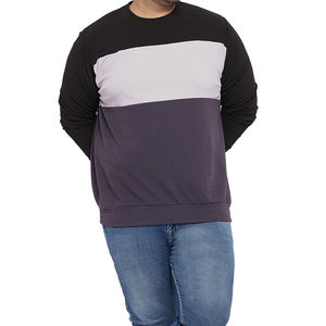 Wholesale 100% Cotton <b>Men's</b> Heavyweight Plain <b>Pullover</b> Sweatshirts with Custom Logo Printing Winter OEM Hoodies & Sweatshirts - Product Image 2