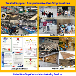 Asma tavan tasarım kaykay alüminyum profil oluklu <span class=keywords><strong>3D</strong></span> alüminyum saptırma dalgalı tavan sistemi - Product Image 5