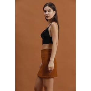 Minifalda al por Mayor con Detalle de Abertura Lateral para Mujer - Product Image 5