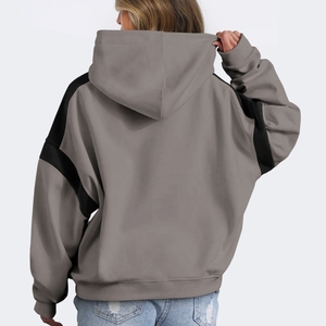 Nuevo diseño, venta al por mayor, 2025 suave 450GSM, ropa de calle, sudaderas con capucha y sudaderas de mujer de gran tamaño, sudadera de invierno de peso pesado para damas - Product Image 3