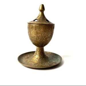 Brûleur d'encens de style européen Maison & jardin Diffuseur de parfum et encensoir brûleur d'encens en laiton pur de qualité supérieure meilleur prix - Product Image 1