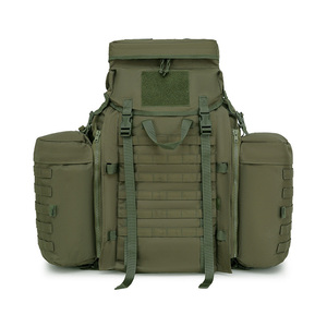 Sac d'assaut tactique 90 litres - Vert olive, harnais d'épaule rembourré et profilé, grand compartiment principal, camouflage personnalisé - Product Image 2