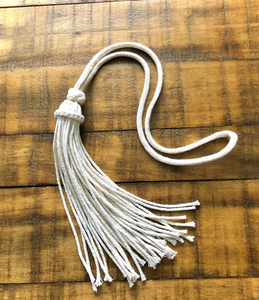 Tieback de borlas de algodón de lujo, soporte de borlas de cortinas, corbatas de cortina de borlas Tiebacks de cuerda trenzada de arrecife - Product Image 1