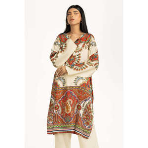 Ensemble coordonné bohème en viscose imprimée IPST-55307 en tissu crêpe pour le printemps/été - Product Image 1