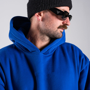 Sudadera con capucha de lavado Vintage para hombre, ropa de calle de peso pesado de algodón 100%, de gran tamaño Sudadera con capucha, sudadera con hombros caídos en blanco lavada con ácido para hombre - Product Image 1