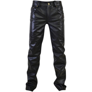 Pantalons en cuir de créateur pour hommes Fabrication sur mesure Fourniture en gros pour les marques de streetwear et de luxe - Product Image 5