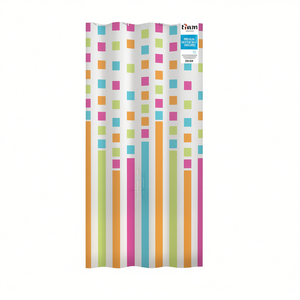 Cortina de ducha multicolor de plástico Gedy (240x200cm) Modelo TVI 1330 0243 - Product Image 2