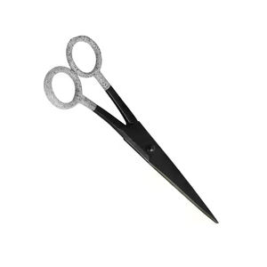 Ciseaux de coupe de cheveux de cisaillement de barbier enduits noirs personnalisés lame d'acier inoxydable pour l'usage de beauté - Product Image 3