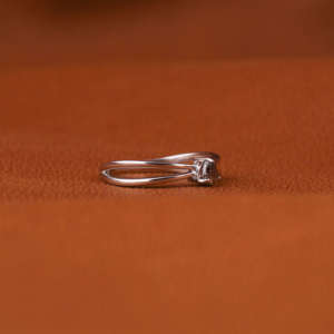 18KT Solid Gold Engagement <b>Ring</b> Natural Diamond Gold Plated Certified New Classic Trendy Style Natural Cut Engagement <b>Ring</b> - Product Image 6