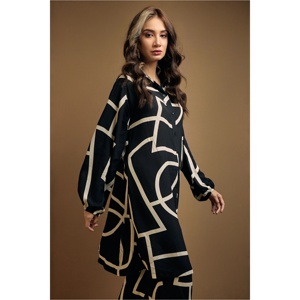 Vestido de diseñador abstracto para mujer - Product Image 5