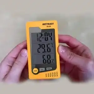 METRAVI-Medidor de temperatura y humedad con precisión, instrumento eléctrico de medición de la temperatura y la humedad, de la marca METRAVI - Product Image 4