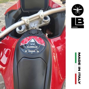 Adesivo Protettivo 3D per Tappo Serbatoio Personalizzato Compatibile con Ducati Multistrada V4 2021, Decalcomanie e Logo per Moto - Product Image 3