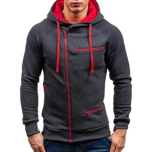 Custom Streetwear Fashion Men Zip up Hoodie Sweatshirt 60% Cotton 40% Polyester <b>Thick</b> <b>Fleece</b> Long Sleeve Pullover Hoodies Men - Product Image 5