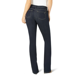 Venta al por mayor Precio bajo Tallas grandes Calidad Premium Transpirable Slim Fit Washed Mujeres Señoras Denim Casual Jeans Pantalones para mujeres - Product Image 2