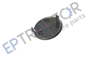 Bouton de levier de vitesses de tracteur avec insert décoratif, compatible avec New Holland et Case IH - Product Image 3