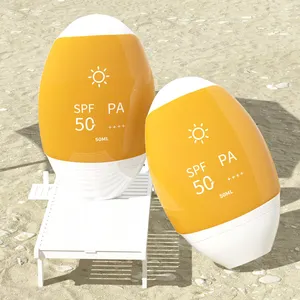 Chăm sóc da Lotion mềm bóp ống Orange màu 50ml mỹ phẩm PP nhựa Kem chống nắng Kem Mặt Trời gel Lotion chai