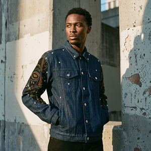 Veste en jean coupe-vent écologique personnalisée pour homme, style Y2K, imprimé bouffant, coupe ample, streetwear, fabrication d'usine, fournisseur OEM - Product Image 5