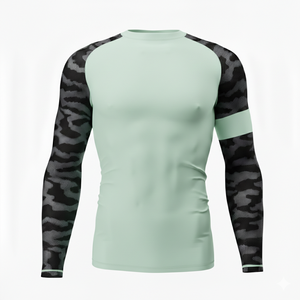 Rashguard Unisex con Logotipo Bordado Personalizado de Última Tendencia - UPF50+ Ropa de Compresión Ecológica Personalizada OEM Nuevo Diseño - Product Image 5