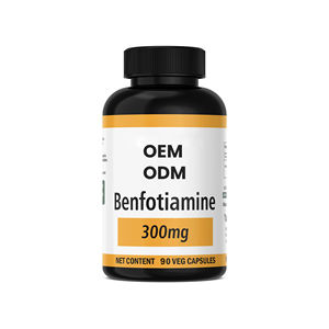 Benfotiamina Orgánica 500mg, Suplementos Herbales, 90 Cápsulas Antioxidantes, Apoyo para la Salud Nerviosa, Marca Privada Personalizada - Product Image 1