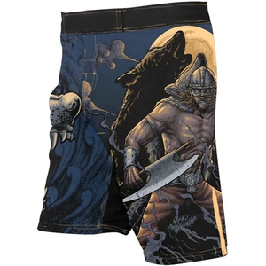 2023 Nouvel arrivage Fourniture directe d'usine Logo personnalisé Prix de gros Service OEM Prêt à expédier Shorts MMA professionnels pour hommes - Product Image 1