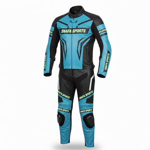 Combinaison automobile en cuir véritable Prix de gros Combinaison de moto de course Combinaison de moto Vêtements de moto Combinaisons en cuir - Product Image 1