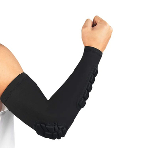 Basketball Sports <b>Compression</b> <b>Arm</b> <b>Sleeves</b> with Custom Logo Spandex/Polyester Material for Elbow Safety - Product Image 6