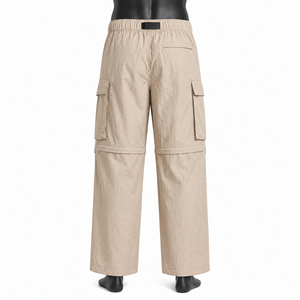 Pantalon cargo tactique léger pour hommes, pantalon de randonnée 2 en 1 détachable avec fermeture éclair, pantalon utilitaire multi-poches à séchage rapide pour l'extérieur - Product Image 2