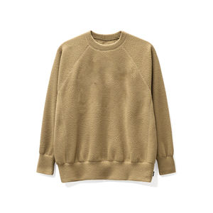 Jersey de corte regular personalizado para hombre, sudadera informal con cuello redondo y hombros caídos de alta calidad, bordado de poliéster/algodón para invierno - Product Image 6