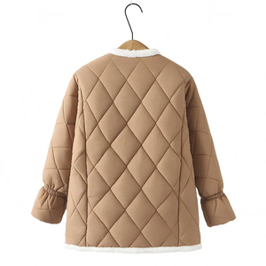 New Fashion Trend Custom Women's <b>Short</b> Sleeveless Anti-Wrinkle Stand Collar Coat <b>Fur</b> Filling OEM ODM Available Winter Custom <b>Fur</b> - Product Image 2