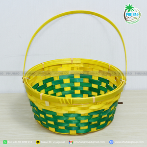 Cestas de Pascua de bambú de producto superior: la mezcla perfecta de encanto rústico y alegría festiva con alta calidad - Product Image 2