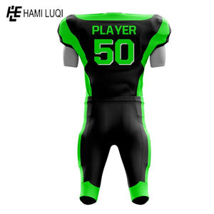 Uniforme de fútbol americano de diseño único de alta calidad transpirable y de talla grande disponible a precio mayorista - Product Image 3