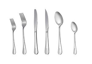 Silver Cutlery Sets Stainless Steel <b>Mirrored</b> Finished <b>Tabletop</b> Flatware Wholesale Restaurant Cutlery Customization Available - Product Image 2