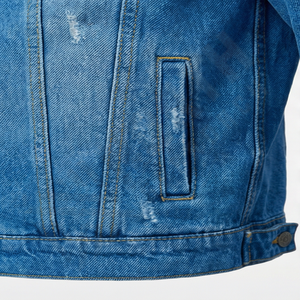 Chaqueta Casual de Invierno para Hombre de Alta Calidad, Chaqueta Vaquera de Nueva Llegada con Colores en Contraste, Logotipo Frontal, Estilo Formal, Abrigo de Moda - Product Image 5